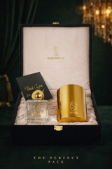 نوار – عطر فاخر للجنسين سعة 100 مل ماء عطر (EDP) وشمعة 400 جرام